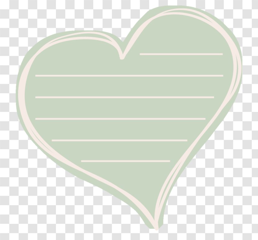 Product Design Heart M-095 - Green - Aime Silhouette Transparent PNG