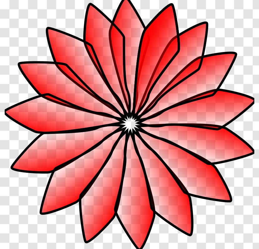 Flower Red Clip Art - Plant - Bandaid Clipart Transparent PNG