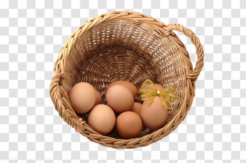 Chicken Egg In The Basket - Vegetable - Filled With Eggs Transparent PNG