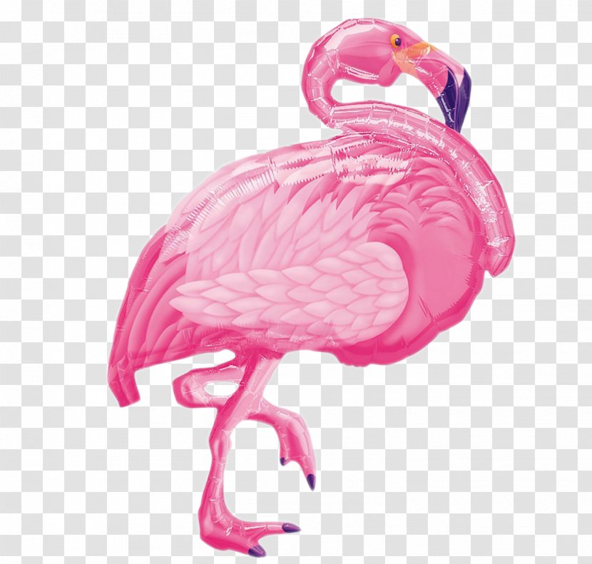 Balloon Party Birthday Flamingo Pink - Mylar Transparent PNG