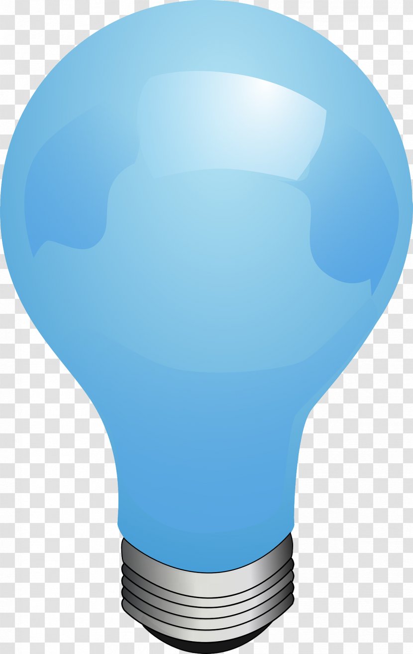 Incandescent Light Bulb Electric Animation Clip Art - Blue Balloons Transparent PNG