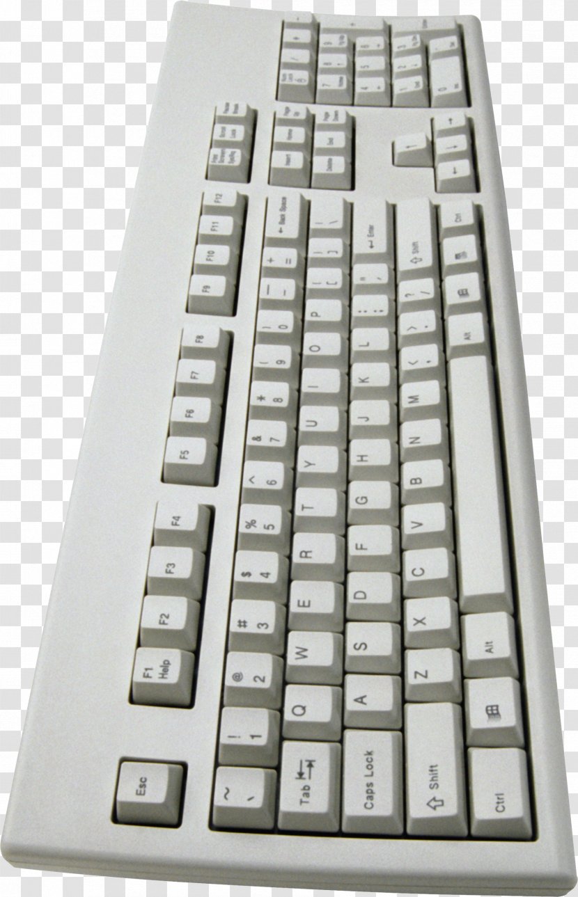 Computer Keyboard Clip Art - Electronic Device - White Image Transparent PNG