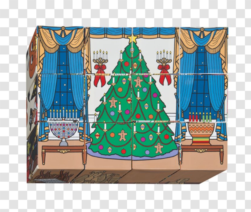 Christmas Tree Window Ornament Transparent PNG