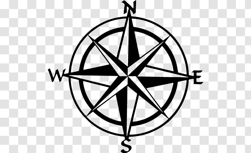 Compass Rose Drawing Clip Art - Wikimedia Commons - Compas Transparent PNG