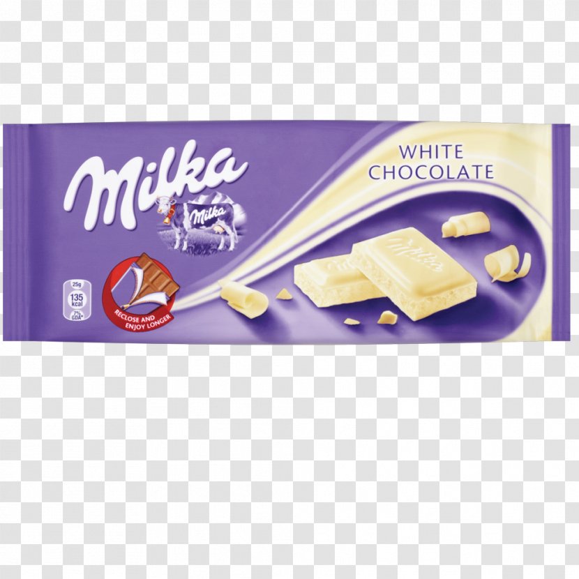 Chocolate Bar White Fudge Milka - Dark - Milk Transparent PNG