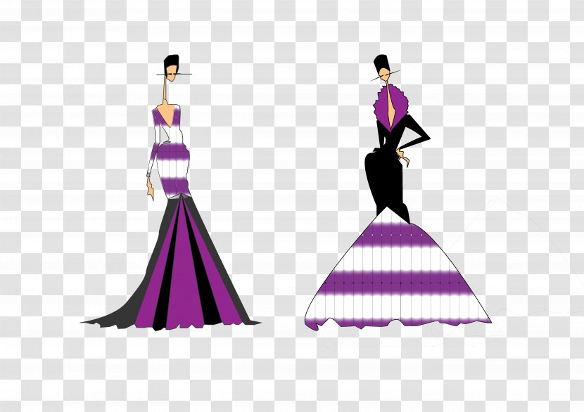 Fashion Illustration Design - Dress - Illustrations Transparent PNG