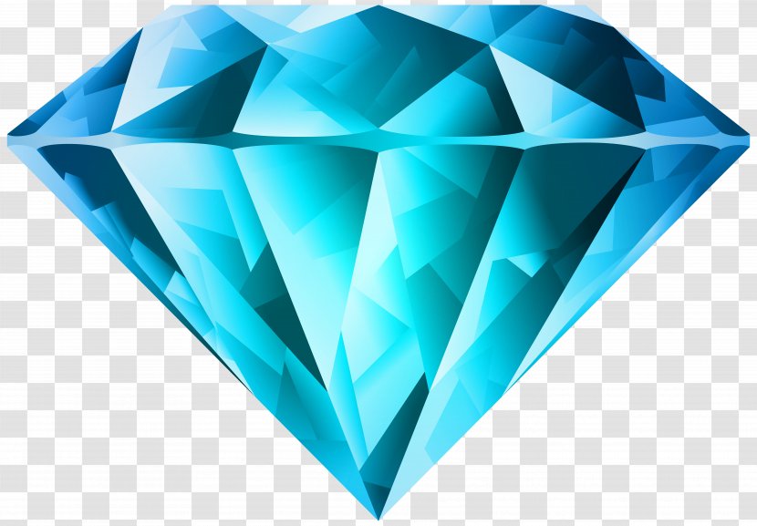 Diamond Color Transparency And Translucency Gemstone Clip Art - Aqua - Diamon Transparent PNG