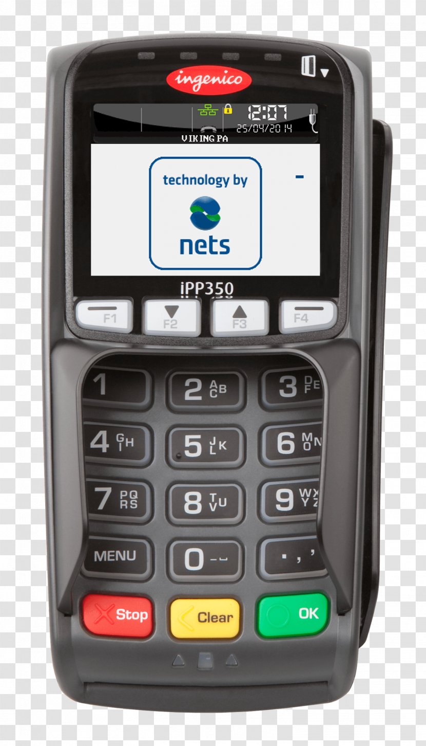 Payment Terminal Ingenico Nets Group Cash Register - Portable Communications Device - Minal Transparent PNG