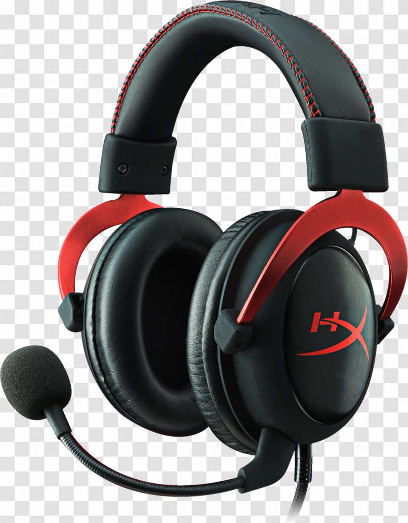Kingston HyperX Cloud II Headphones Xbox One - Electronic Device - Game Headset Transparent PNG