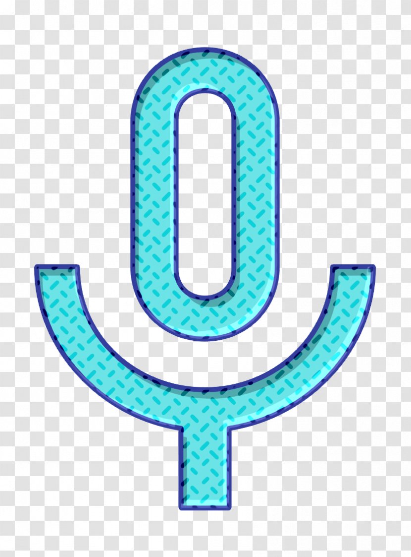 Mic Icon None - Symbol - Turquoise Transparent PNG