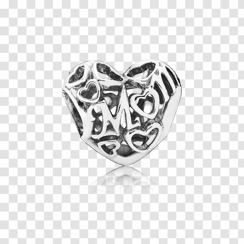 PANDORA Motherly Love Openwork Charm 791519 Bracelet Jewellery - Heart Transparent PNG