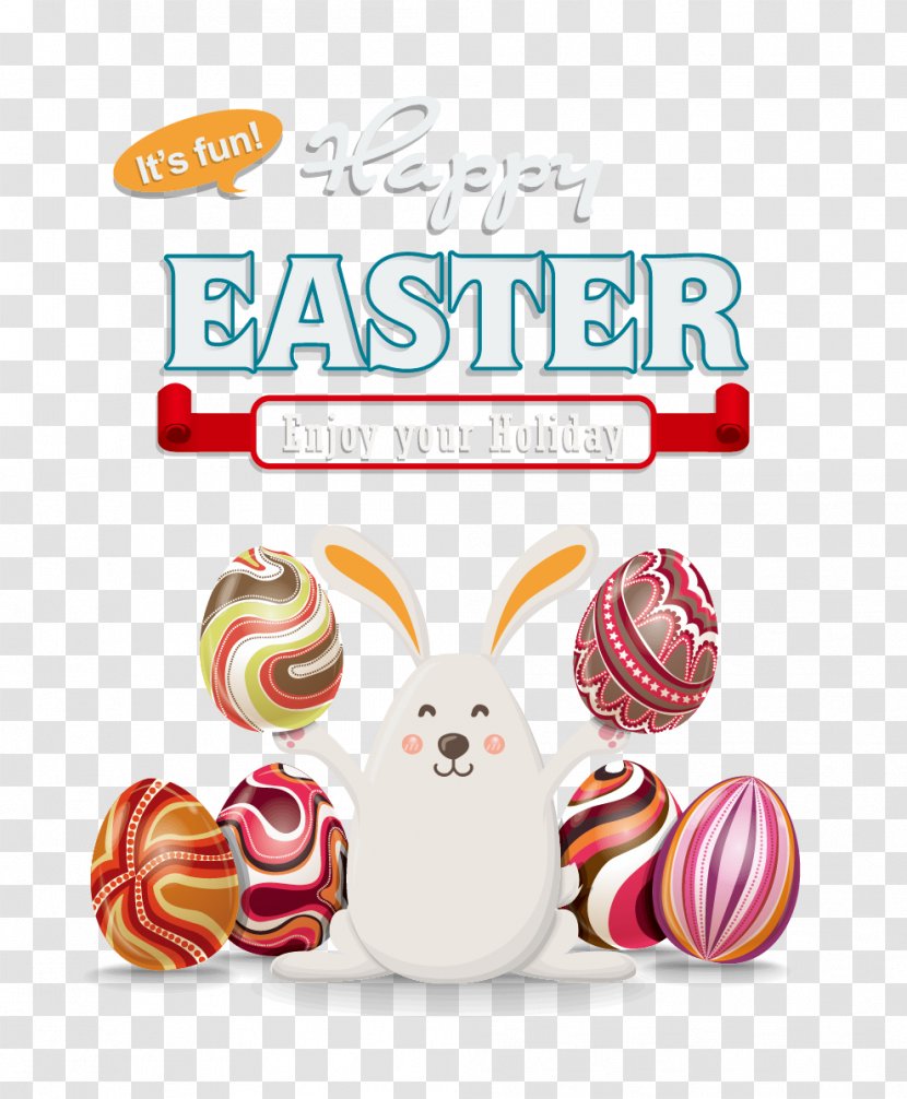 Easter Egg - Text - Flowers Picture Transparent PNG