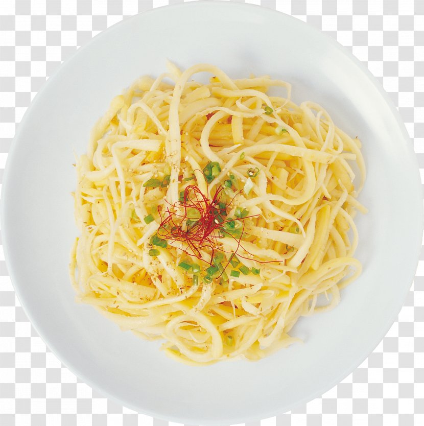 Spaghetti Aglio E Olio Pasta Bigoli Taglierini Al Dente - Staple Food - Meal Transparent PNG