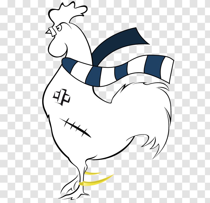 Rooster Chicken Drawing Line Art Clip - Monochrome - Fight Transparent PNG