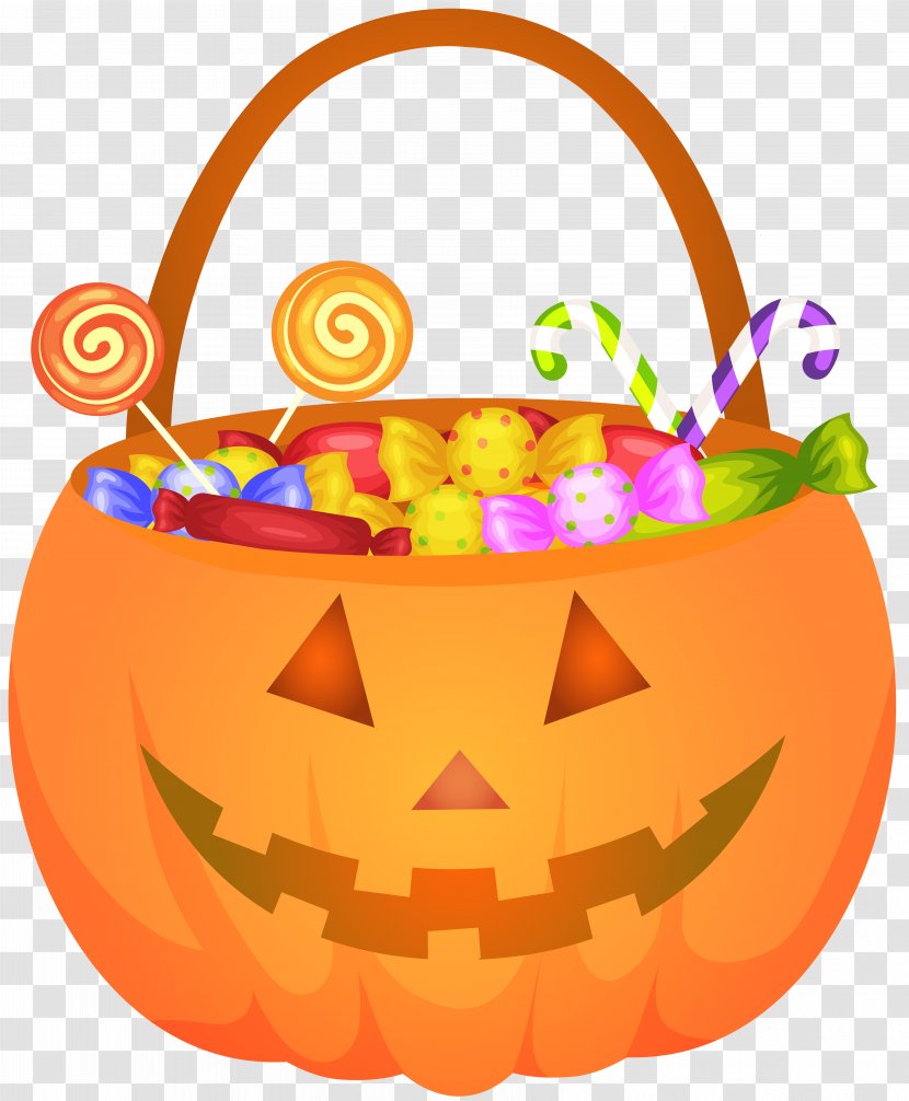 Calabaza Jack-o'-lantern Halloween Clip Art - Pumpkin Basket PNG Image ...