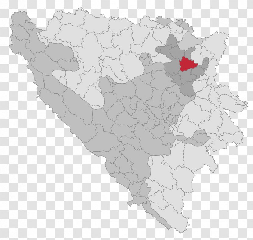 Croatian Republic Of Herzeg-Bosnia 2013 Population Census In Bosnia And Herzegovina Kalesija Tomislavgrad Tuzla - Map Transparent PNG