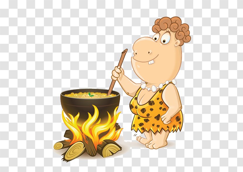 Barbecue Grill Cartoon Cuisine Soup - Drinkware - The Original FIG Woman Transparent PNG