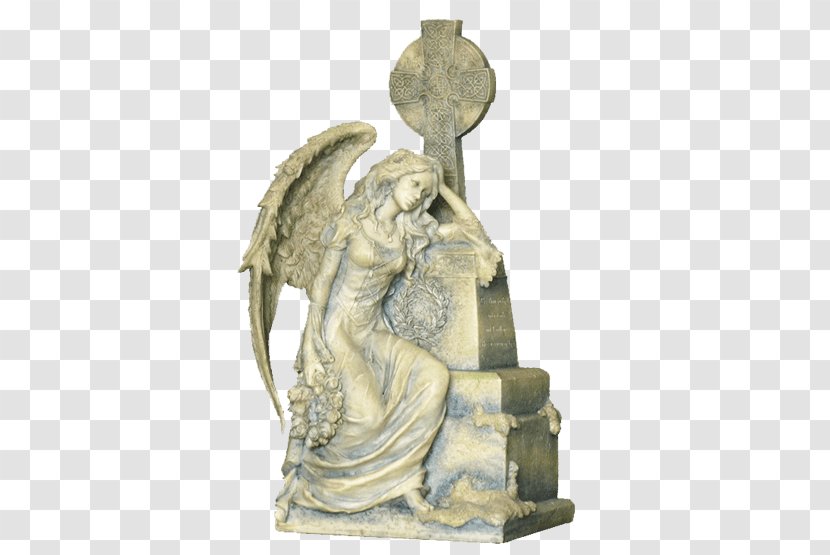 Statue Figurine Weeping Angel Crying Grave Transparent PNG