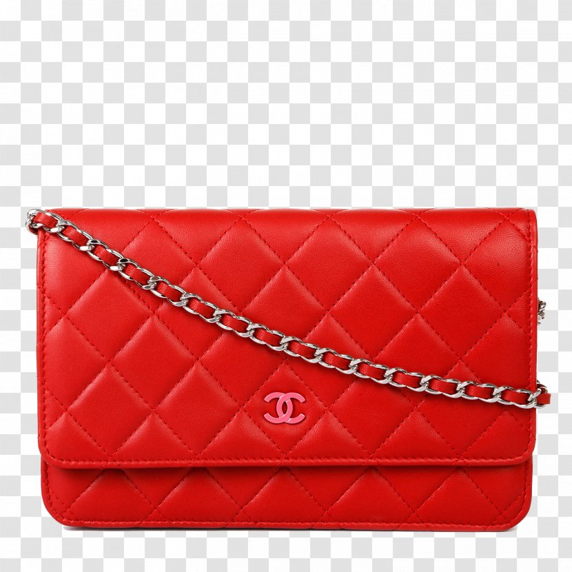 Chanel Handbag Leather - Red Bag Transparent PNG
