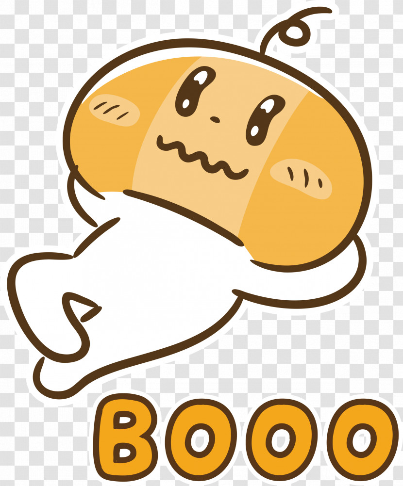 Booo Happy Halloween Transparent PNG