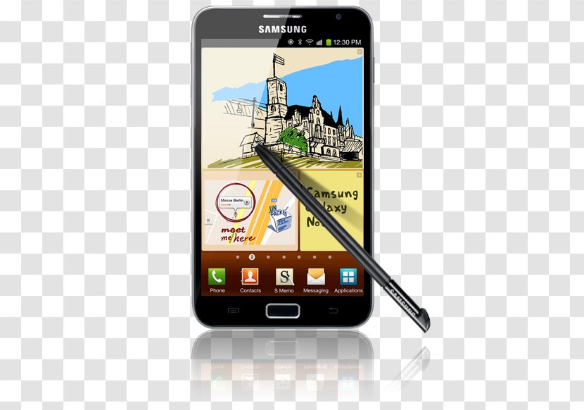Samsung Galaxy Note II S Smartphone Transparent PNG