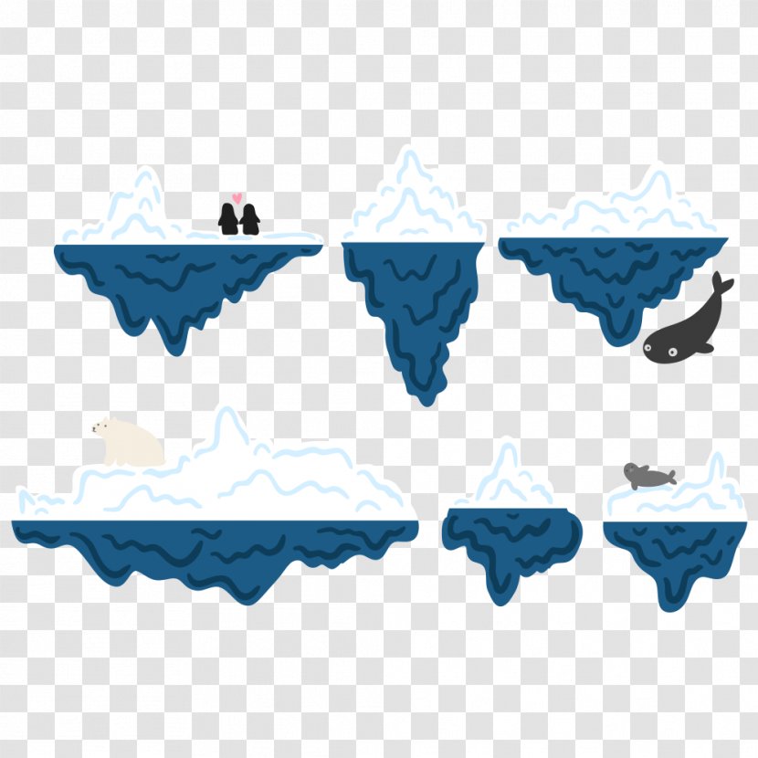 Penguin Arctic Ocean Iceberg Transparent PNG