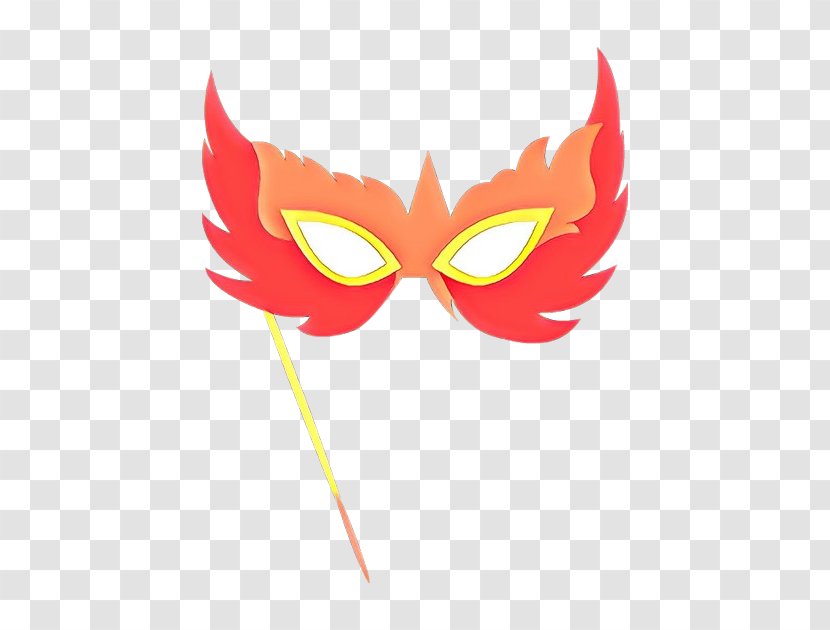 Red Eyewear Masque Mask Wing - Fictional Character Costume Transparent PNG