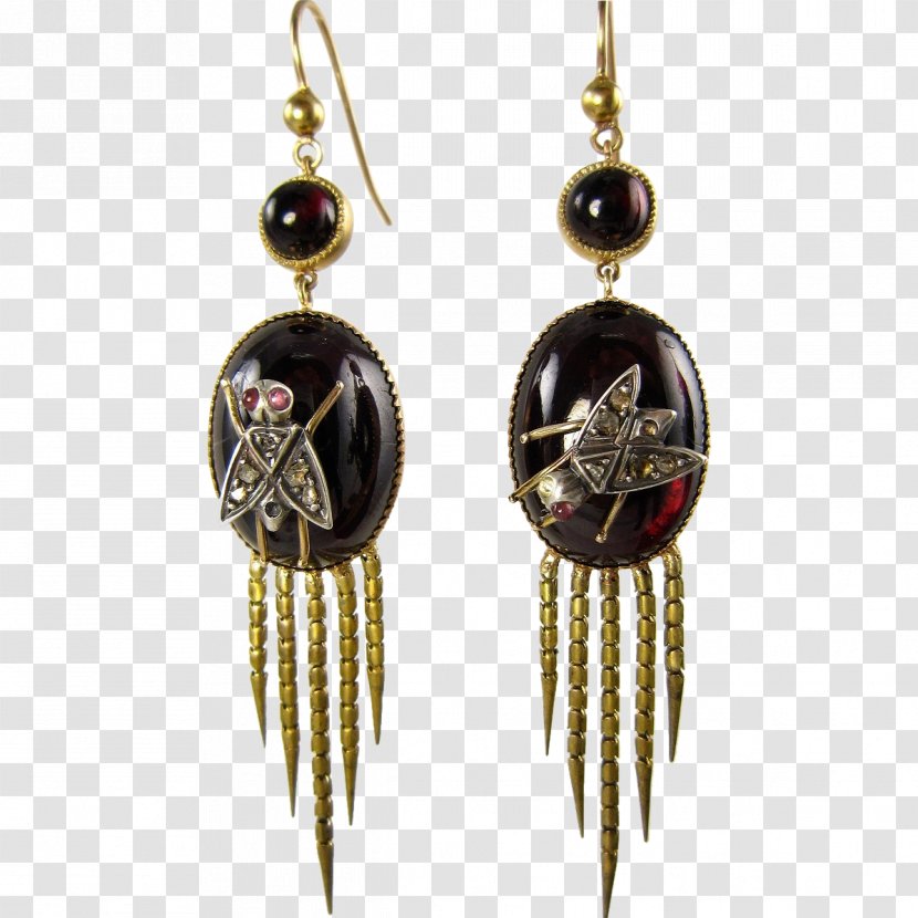 Earring Victorian Era Jewellery Cabochon Antique Transparent PNG