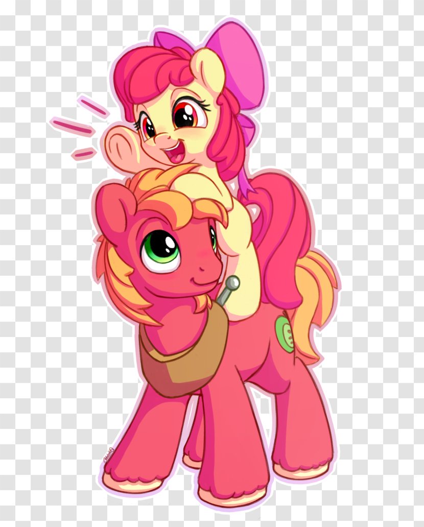 Riding Pony Apple Bloom Big McIntosh Female - Tree - Mac Transparent PNG