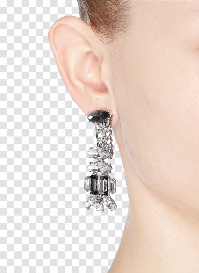 Earring Jewellery Diamond Designer - Kind Of Black Earrings Transparent PNG