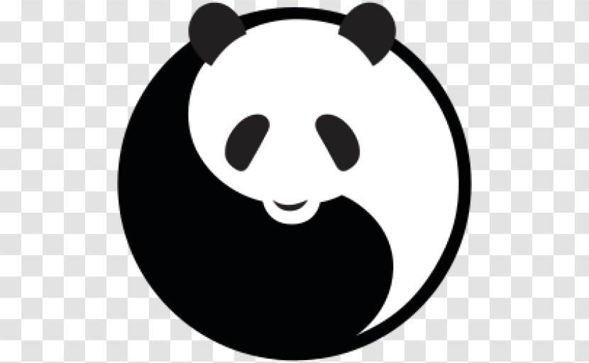 Giant Panda Bear Logo Sunglasses Brand - Monochrome Photography Transparent PNG