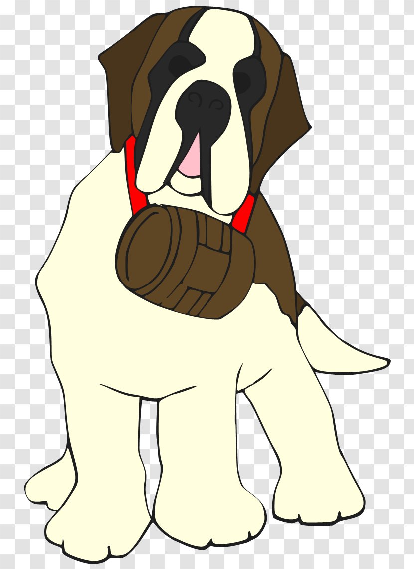 Dog Breed Puppy St. Bernard Non-sporting Group Clip Art - Pixel - Mean Transparent PNG