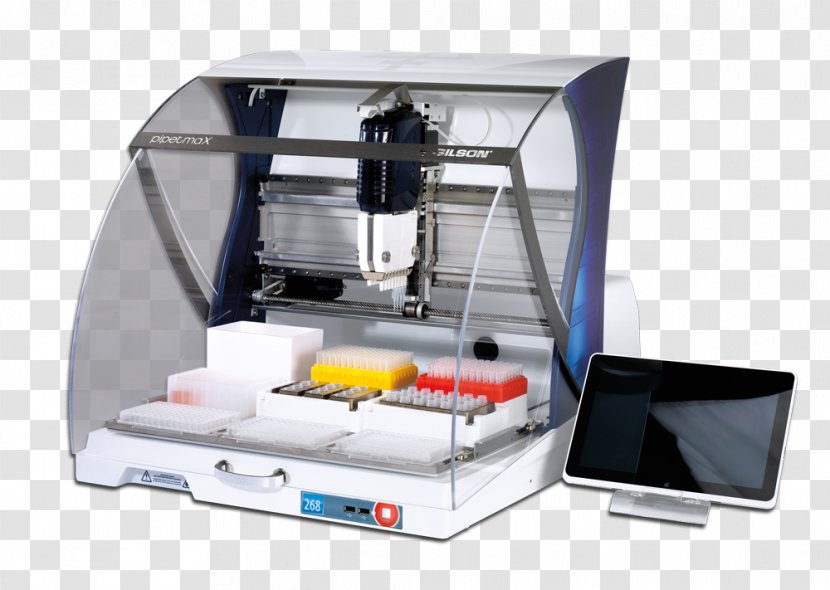 Liquid Handling Robot Pipette Laboratory Automated Pipetting System - Plate Reader Transparent PNG