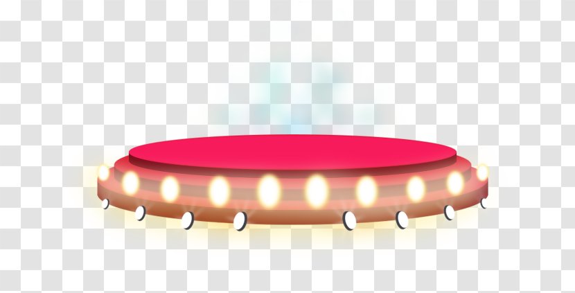 Stage Lighting Image Clip Art - Magenta - On Transparent PNG