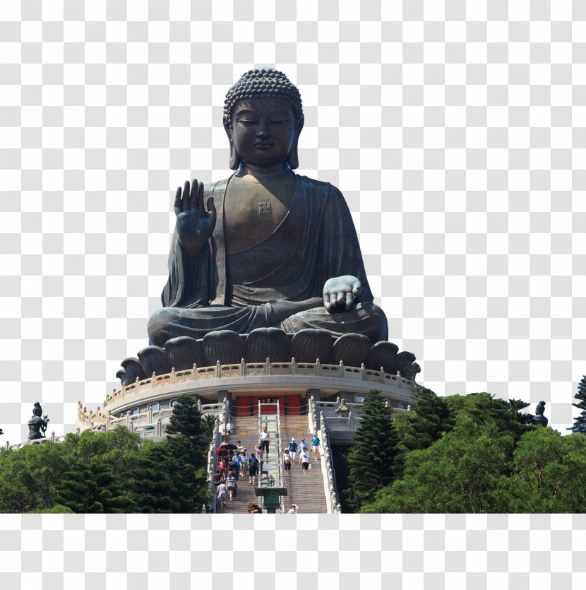 Statue Buddhism In Hong Kong Tourist Attraction The Buddha - Place Of Worship Transparent PNG