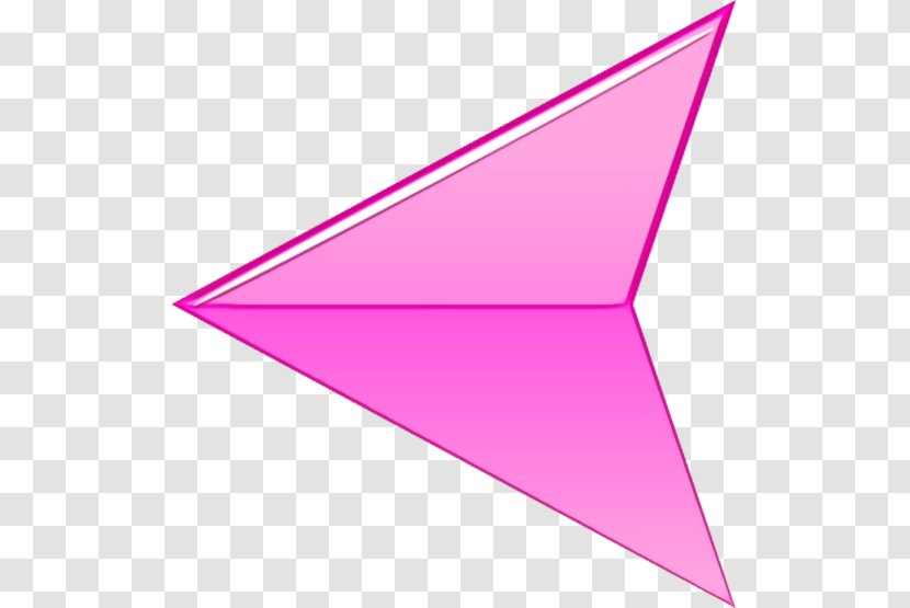 Pink Triangle Line Violet Cone - Paper Magenta Transparent PNG