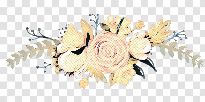 Pink Flowers Background - Floral Design - Headband Artificial Flower Transparent PNG
