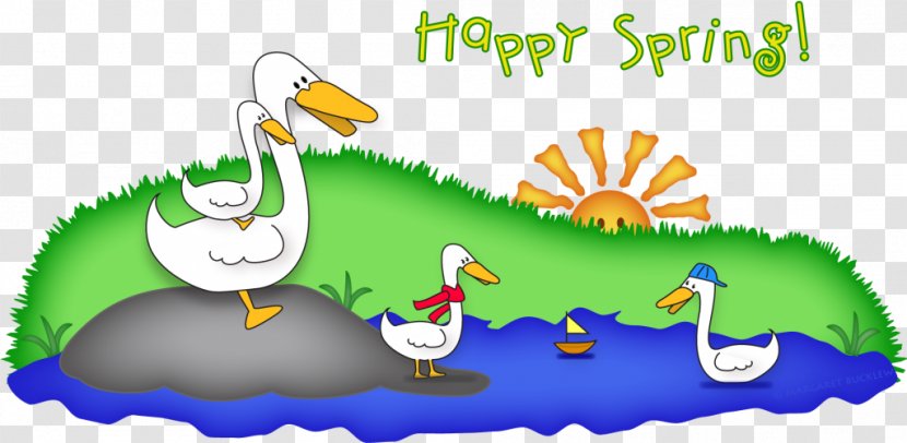 Frog And Duck Pond Clip Art - Cartoon - Images Of Ducks Transparent PNG