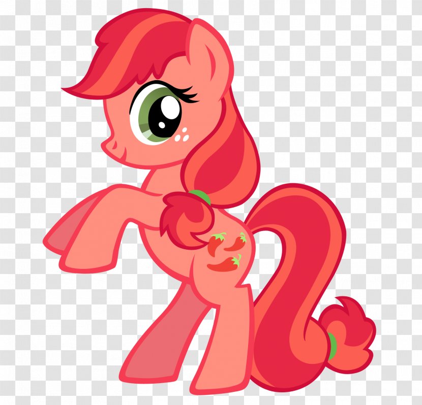 Pinkie Pie My Little Pony Rainbow Dash Rarity - Heart - Peppers Transparent PNG