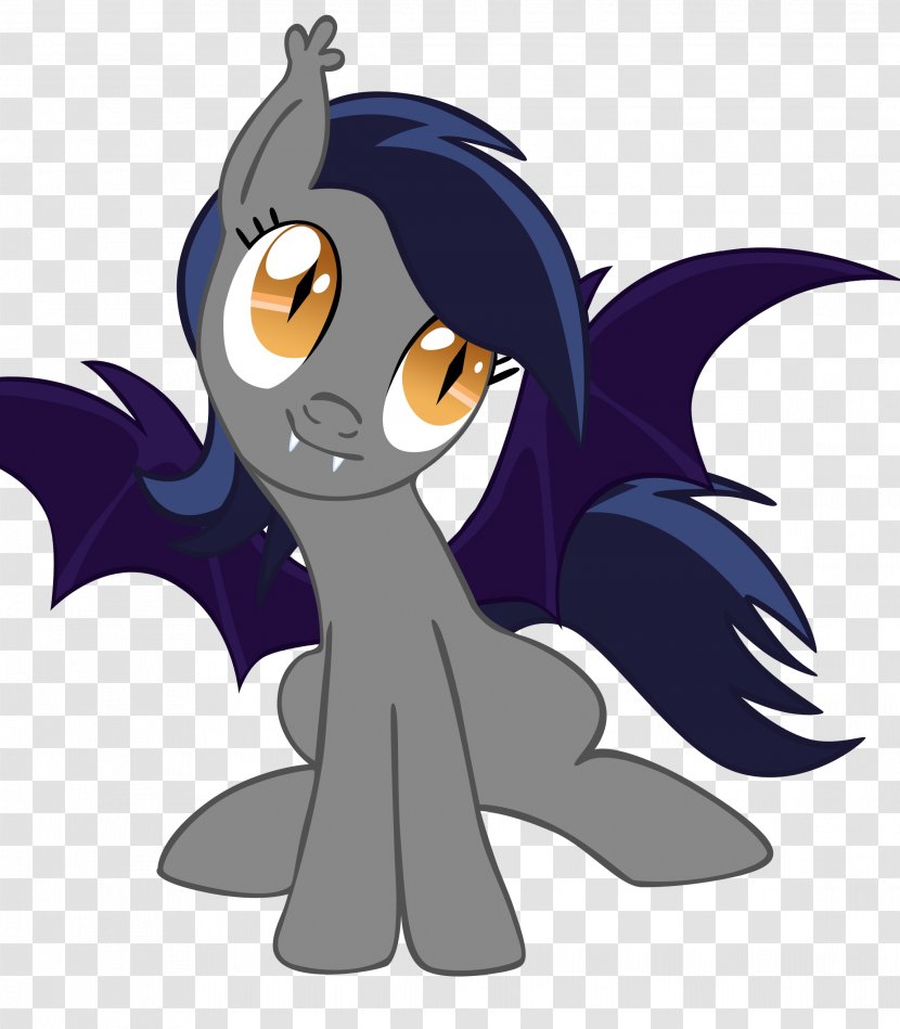 Pony Bat Horse Sweetie Belle Princess Luna - Vertebrate - Bats Transparent PNG