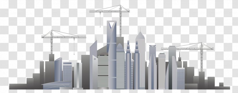 Building Skyscraper Drawing Illustration - Brand - Modern Urban Buildings Transparent PNG