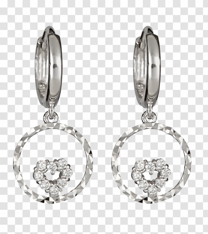 Earring Silver Jewellery Transparent PNG