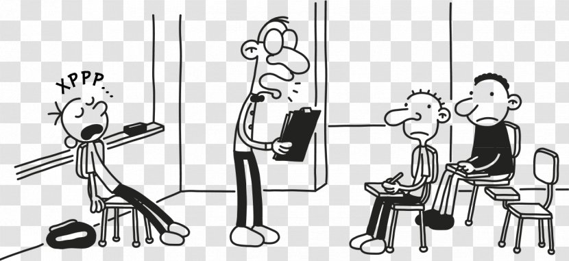 Diary Of A Wimpy Kid: Rodrick Rules Text Cartoon Le Journal De Mickey - Auto Part - Greg Heffley Cabin Fever Transparent PNG