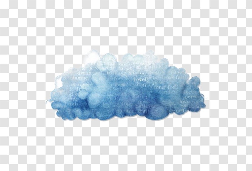 Illustration - Blue - Clouds Transparent PNG