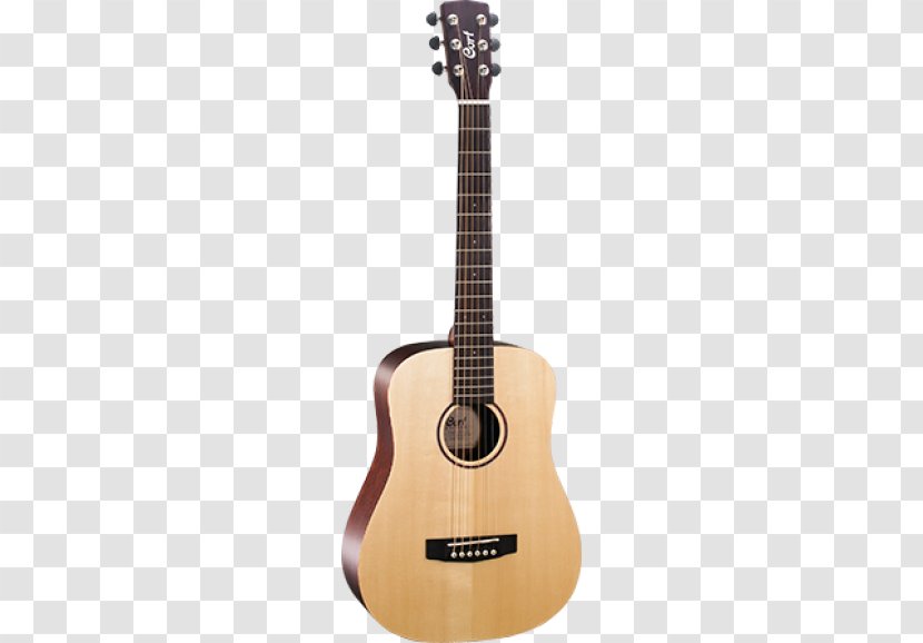 Dreadnought Cutaway Acoustic-electric Guitar Acoustic Cort Guitars - Silhouette Transparent PNG