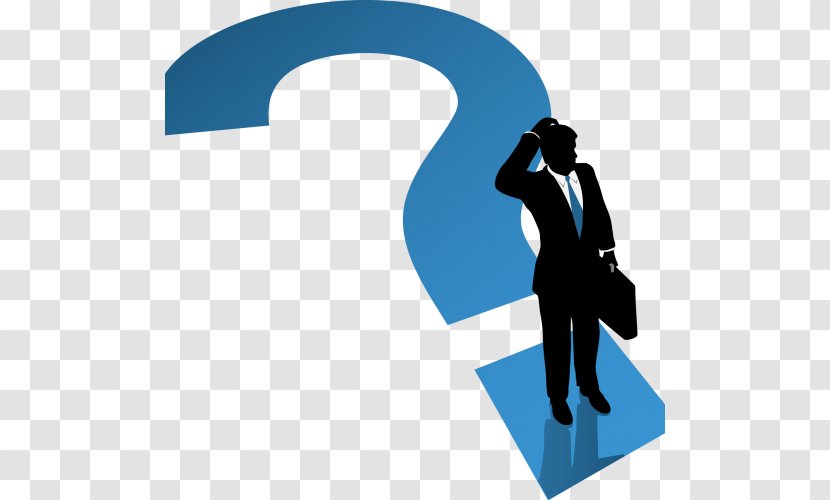 Businessperson Question Clip Art - Human Behavior - Business Transparent PNG