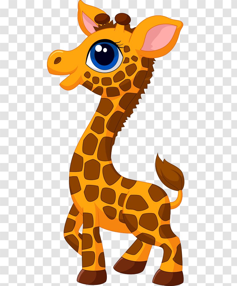 Giraffe Cartoon Royalty-free Clip Art - Creative Transparent PNG
