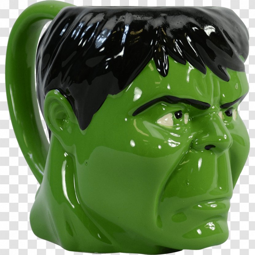 Ceramic Green Figurine - Hulk Punch Transparent PNG