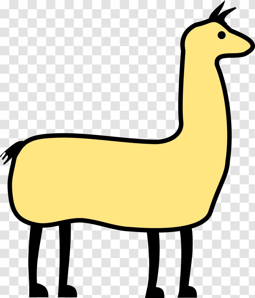 Llama Alpaca Free Content Clip Art - Line - Cliparts Transparent PNG