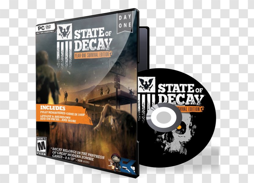 State Of Decay 2 Xbox 360 ARK: Survival Evolved Game - Film Transparent PNG